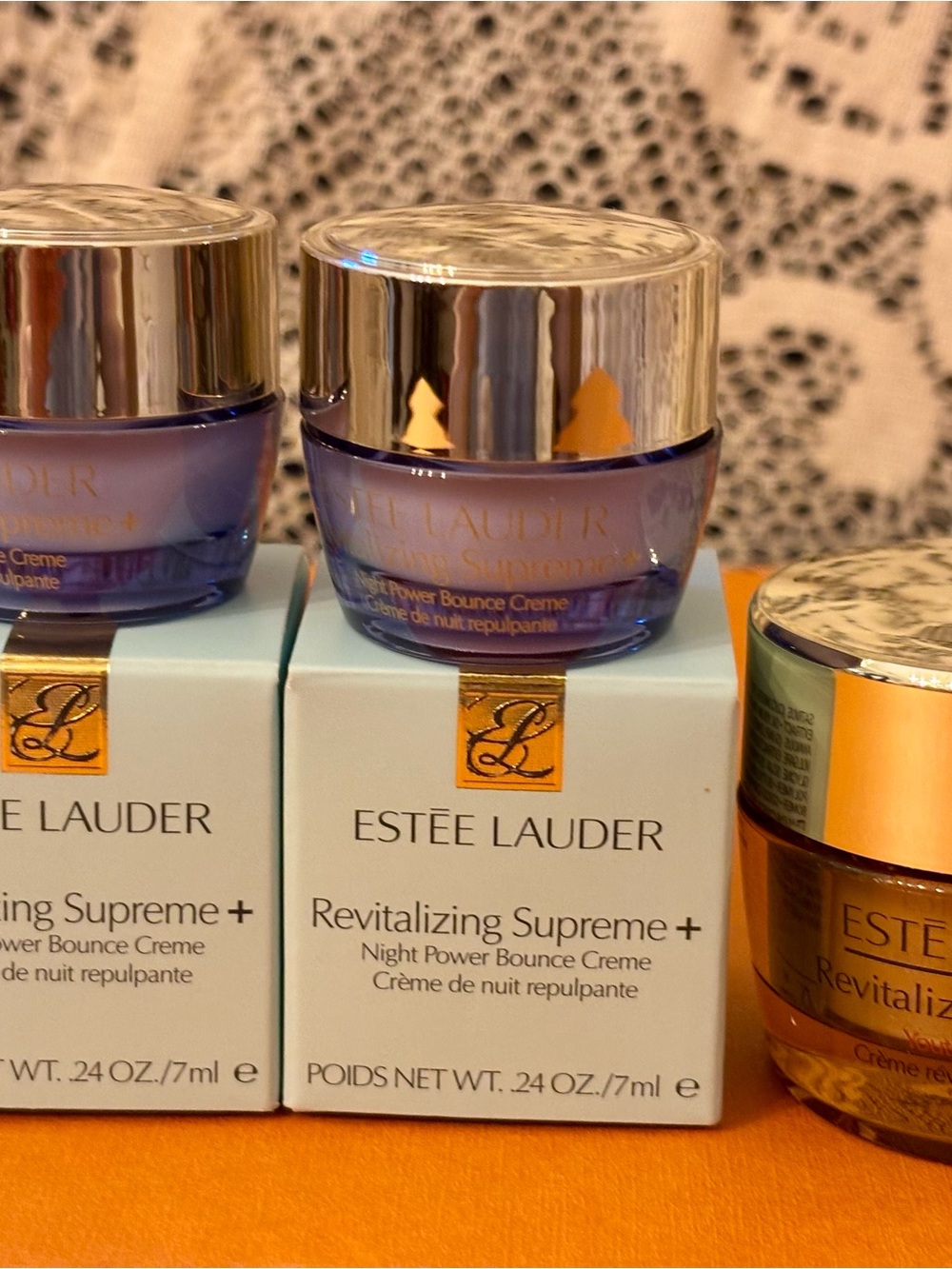 Estee Lauder Revitalizing Supreme+ Night Power Bounce Crème Set of 3
